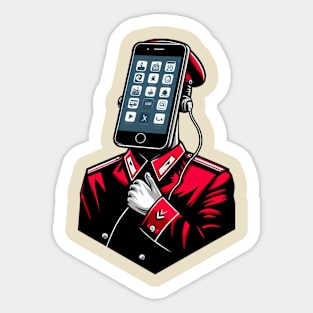 Phone Comrade Sticker